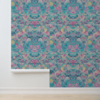 Pastel Abstract met Soft Blues en Pinks