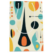 Pastel Abstract Mid-Century Pattern Medium Cadeauzakje (Voorkant)