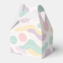 Pastel Abstract Naadloos Patroon Golven en Cirkels
