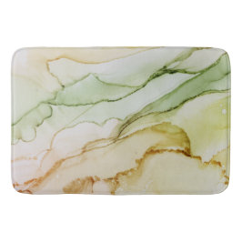 Pastel Abstract Natuurlijk Gekleurd Badmat