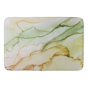 Pastel Abstract Natuurlijk Gekleurd Badmat