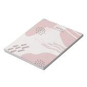 Pastel Abstract Notitieblok (Linkerzijde)