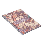 Pastel Abstract Notitieboek (Rechterzijde)