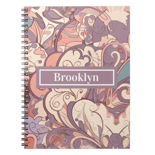 Pastel Abstract Notitieboek (Voorkant)