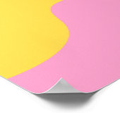 Pastel Abstract Patroon Poster (Hoek)