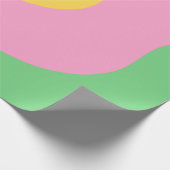 Pastel Abstract Pattern Cadeaupapier (Hoek)