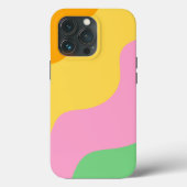 Pastel Abstract Pattern Case-Mate iPhone Case (Achterkant)