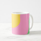 Pastel Abstract Pattern Koffiemok (Voorkant rechts)