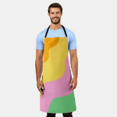Pastel Abstract Pattern Schort (Gedragen)