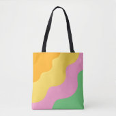 Pastel Abstract Pattern Tote Bag (Voorkant)