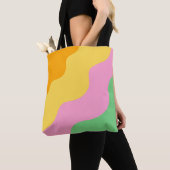 Pastel Abstract Pattern Tote Bag (Dichtbij)
