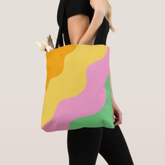 Pastel Abstract Pattern Tote Bag (Dichtbij)