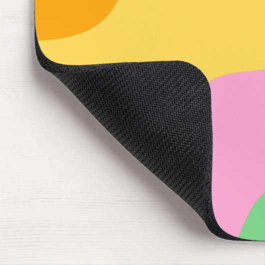 Pastel Abstract PatternPastel Abstract Patroon Muismat (Hoek)