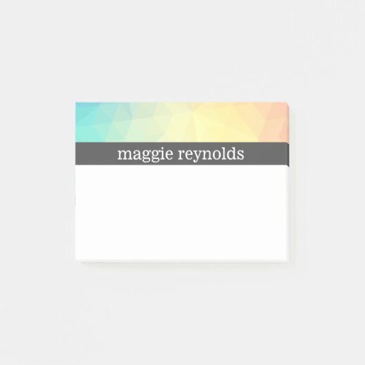 Pastel Abstract Post-it® Notes (Voorkant)