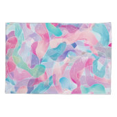 Pastel Abstract Ribbon Pattern Kussensloop (Achterkant)