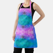 Pastel Abstract Roze Blauw Aqua Schort (Insitu)