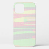 Pastel Abstract Roze Groen Geel Case-Mate iPhone Case (Achterkant)