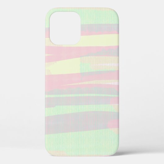Pastel Abstract Roze Groen Geel Case-Mate iPhone Case (Achterkant)