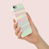 Pastel Abstract Roze Groen Geel Case-Mate iPhone Case