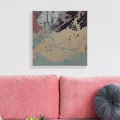 Pastel abstract schilderij canvas afdruk (Insitu (Woonkamer))