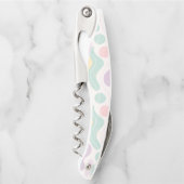 Pastel Abstract Seamless Pattern Waves and Circles Kurkentrekker (Voorkant)