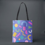 Pastel Abstract Shapes Pattern Design Tote Bag<br><div class="desc">A modern pastel pattern featuring a variety of soft abstract shapes in gentle, cheerful colors. This playful yet elegant design creates a light and artistic look that works beautifully on stationery, invitations, greeting cards, and gift wrap. The combination of pastel tones and simple geometric shapes gives the pattern a stylish,...</div>