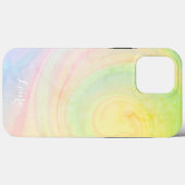 pastel Abstract Stijlvolle Trendy Inspirativiteit Case-Mate iPhone Case (Achterkant (horizontaal))