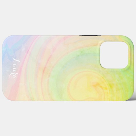 pastel Abstract Stijlvolle Trendy Inspirativiteit Case-Mate iPhone Case (Achterkant (horizontaal))