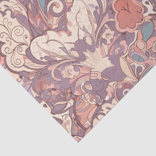 Pastel Abstract Tissuepapier (Detail)