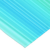 Pastel Abstract Turquoise Blue Green Pattern Korte Tafelloper (Hoek)