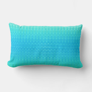Pastel Abstract Turquoise Blue Green Pattern Kussen