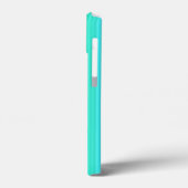 Pastel Abstract Turquoise Blue Green Stripes Case-Mate iPhone Case (Achterkant / Links)