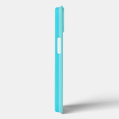 Pastel Abstract Turquoise Blue Green Stripes Case-Mate iPhone Case (Achterkant / Rechts)
