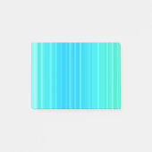Pastel Abstract Turquoise Blue Green Stripes Post-it® Notes (Voorkant)