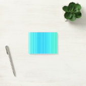 Pastel Abstract Turquoise Blue Green Stripes Post-it® Notes (Kantoor)