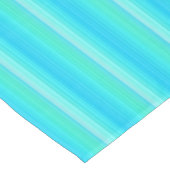 Pastel Abstract Turquoise Blue Green Stripes Tafelkleed (Gekanteld)