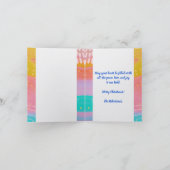Pastel Abstract Wonderful Counselor Christmas Card Kaart (Binnen)