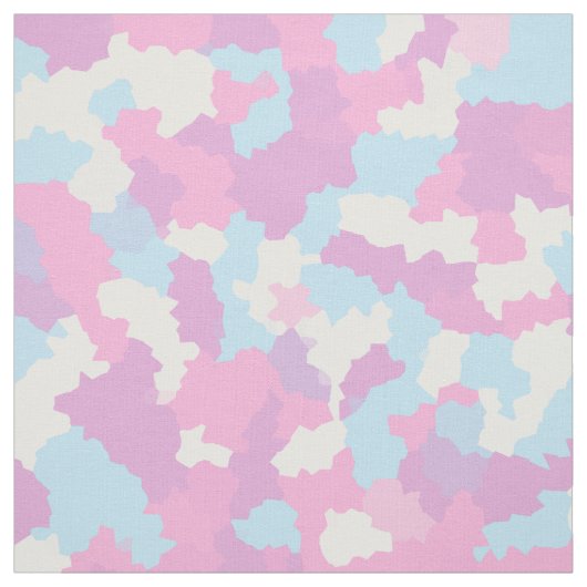 Pastel Abstracte camouflage Stof (Swatch)