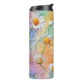 PASTEL ABSTRACTE DAISY FLOWERS THERMOSBEKER (Gedraaid links)