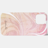 Pastel Abstracte gepersonaliseerde naam Case-Mate iPhone Case (Achterkant (horizontaal))