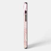 Pastel Abstracte gepersonaliseerde naam iPhone Hoesje (Linkerkant)