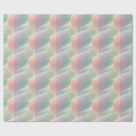 Pastel Abstracte Gradiënt Zachte Kleur Esthetiek Cadeaupapier (Vlak)