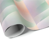 Pastel Abstracte Gradiënt Zachte Kleur Esthetiek Cadeaupapier (Rol Hoek)