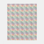 Pastel Abstracte Gradiënt Zachte Kleur Esthetiek Fleece Deken (Voorkant)