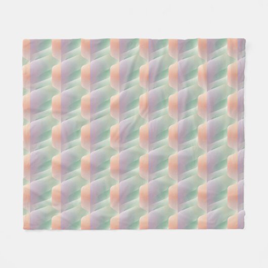 Pastel Abstracte Gradiënt Zachte Kleur Esthetiek Fleece Deken (Voorkant (Horizontaal))