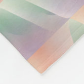 Pastel Abstracte Gradiënt Zachte Kleur Esthetiek Fleece Deken (Hoek)
