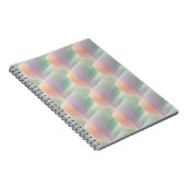 Pastel Abstracte Gradiënt Zachte Kleur Esthetiek Notitieboek (Rechterzijde)