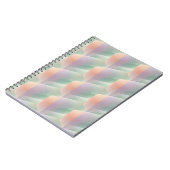 Pastel Abstracte Gradiënt Zachte Kleur Esthetiek Notitieboek (Linkerzijde)