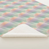 Pastel Abstracte Gradiënt Zachte Kleur Esthetiek Sherpa Deken (3/4)