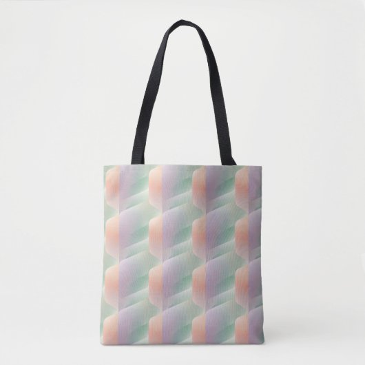 Pastel Abstracte Gradiënt Zachte Kleur Esthetiek Tote Bag (Voorkant)